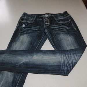 Almost Famous Button Up Front Skinny Jeans